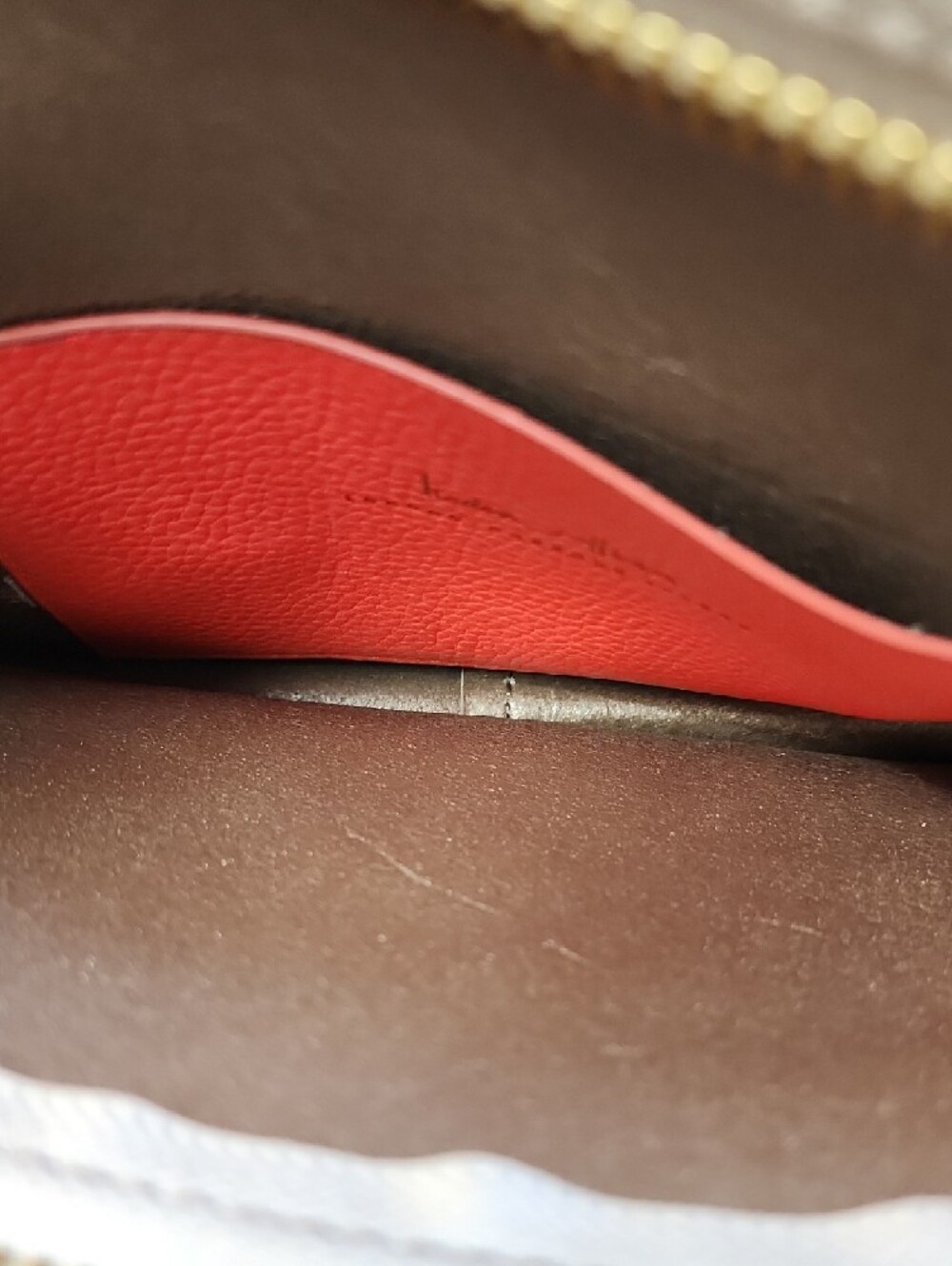 India Hicks "Big Zipper" Pebble Leather Clutch - Picture 9 of 11